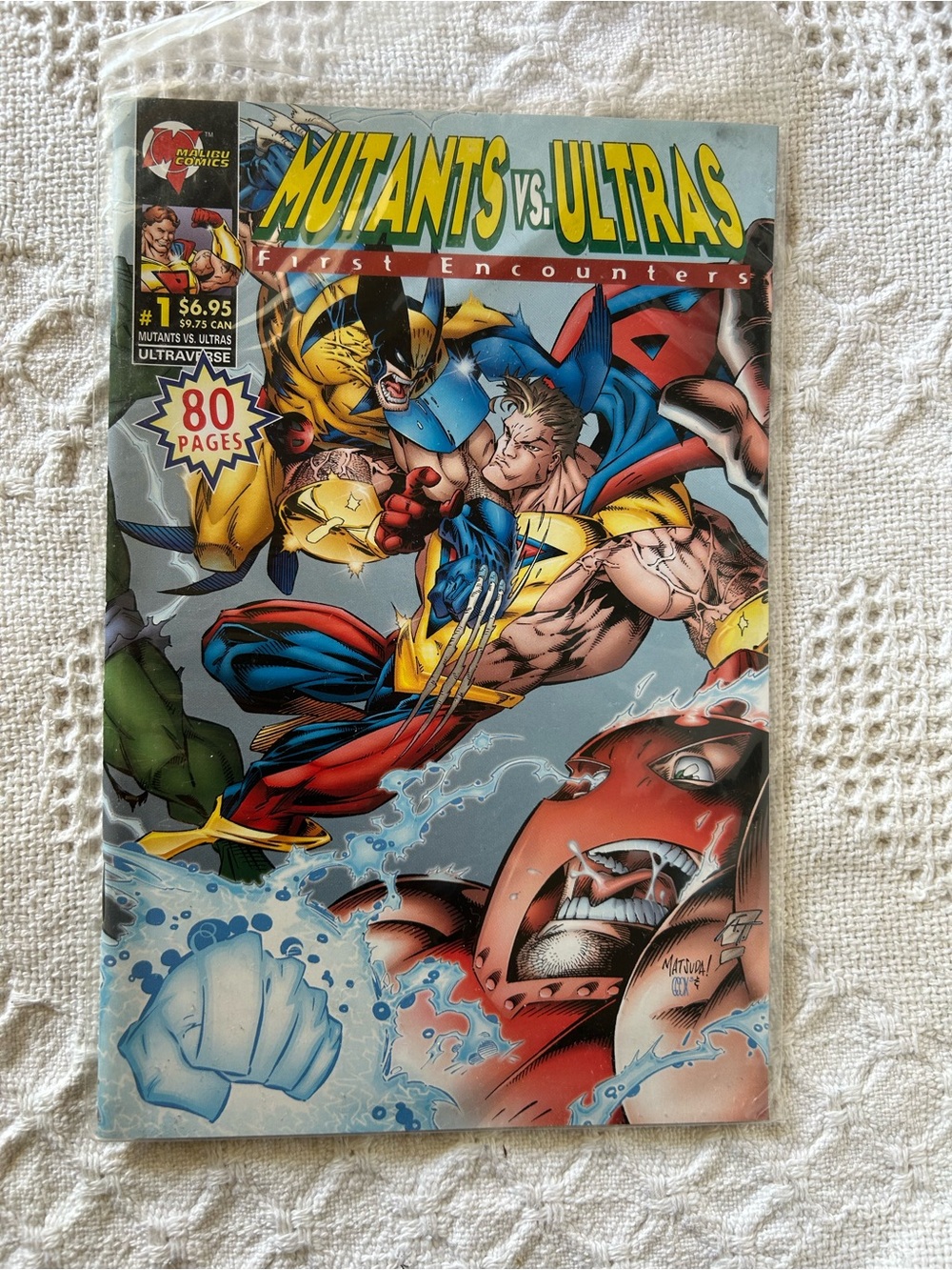 Mutants vs. Ultras #1 (1995) - Malibu Comics, First Issue, Near Mint